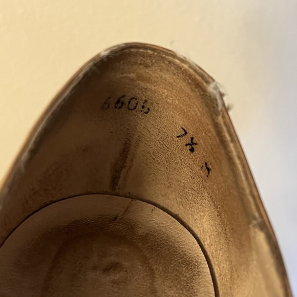 Vintage Adlib Light Tan High Heels Peep Toe Shoes Women's 7.5 M 1980s - Picture 7 of 7